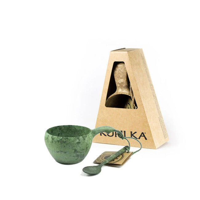 Kupilka cană cu lingură, 210 ml, verde