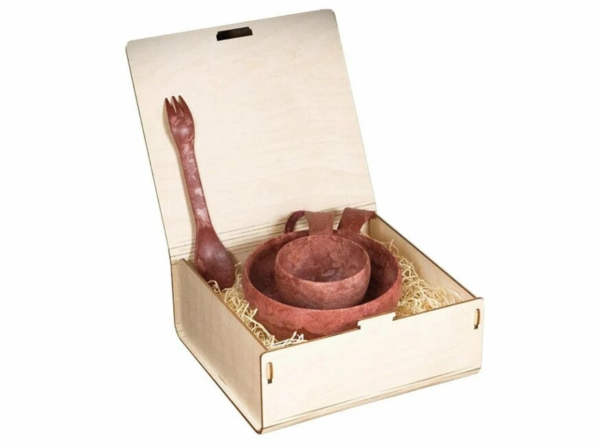 Kupilka set de vase, roșu