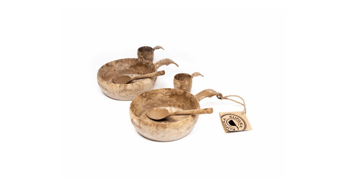 Kupilka START THE DAY set de vase, maro