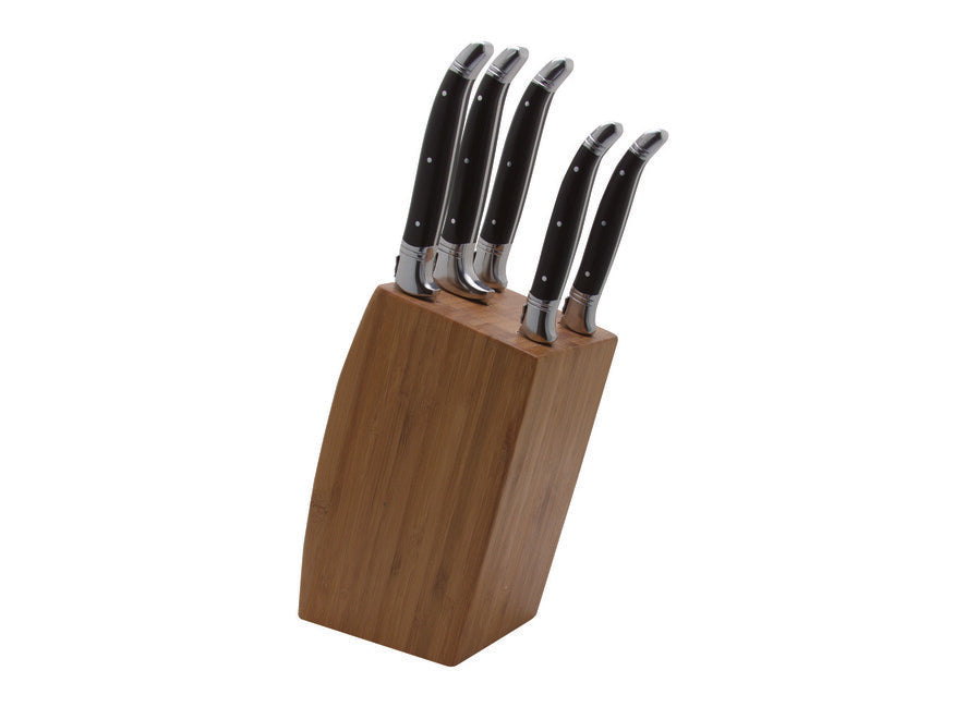 Laguiole DUB130 set de cuțite de bucătărie, mâner stamină