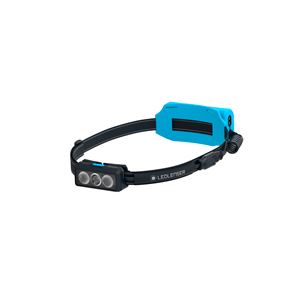 LEDLENSER Neo9R lanternă frontală 6,66 Wh, neagră-albastru