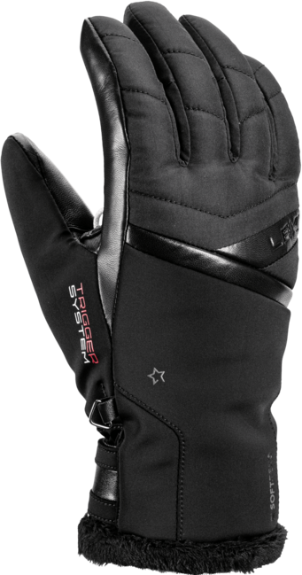 LEKI Snowfox 3D Women mănuși de schi pentru femei de iarnă, negre