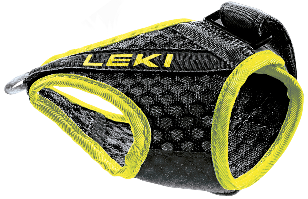 LEKI Shark Frame Strap Mesh piesă de schimb, negru-galben neon, S - M - L