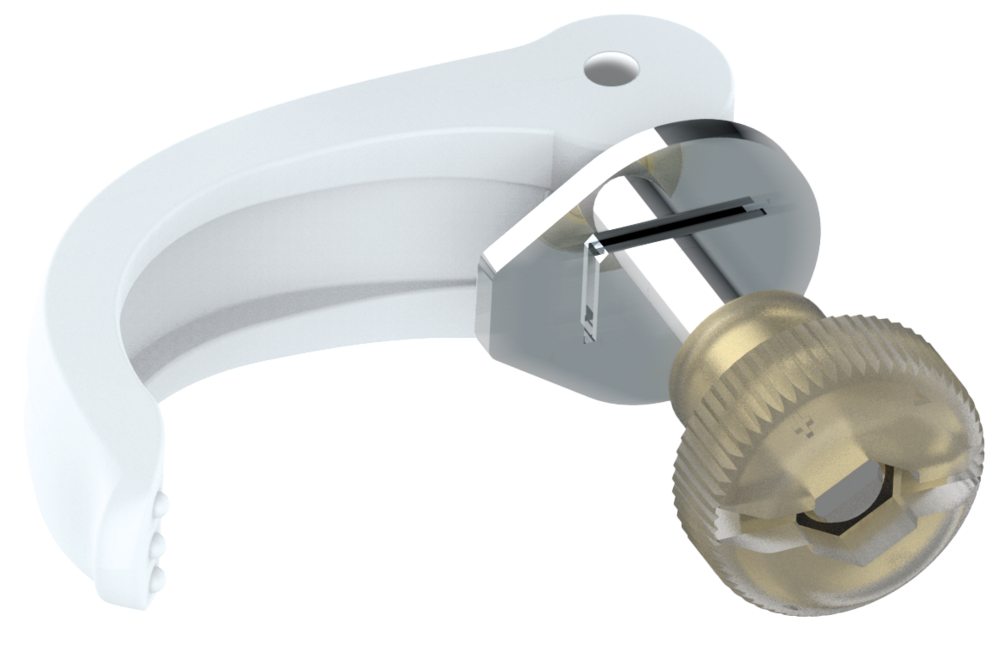 LEKI Speed Lock 1 Lever piesă de schimb, albă, 18|16 mm