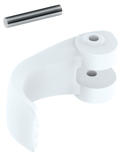 LEKI Speed Lock + 2+ Lever piesă de schimb, albă, 16|14 mm