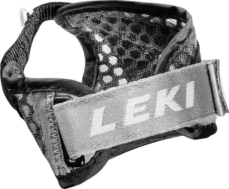 LEKI Frame Strap Mesh Trigger 3D curele, gri deschis/antracit