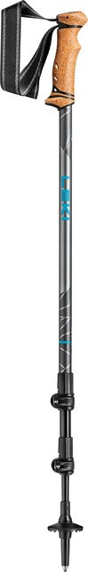 LEKI Legacy bețe de trekking, metal-turcoaz-antracit închis, 110 - 145 cm