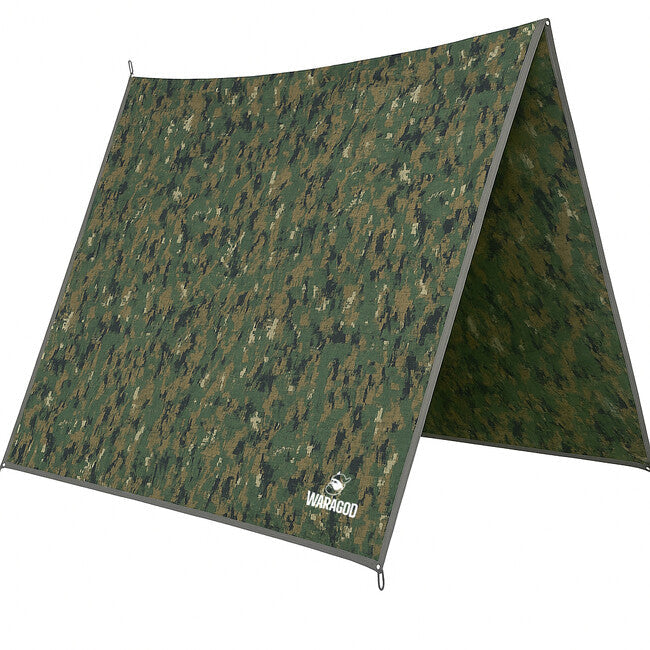 Liber Montis Velum prelată multifuncțională outdoor cu ochiuri, Digital Woodland