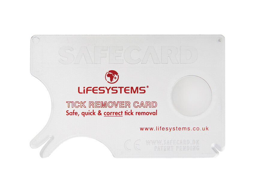 Lifesystems remover card pensetă pentru căpușe 8,5 x 5,4 x 0,1 cm