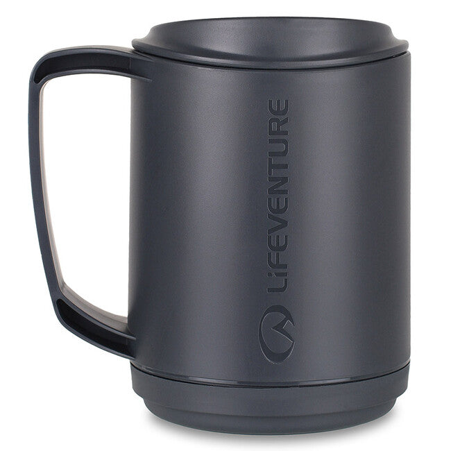 Lifeventure Ellipse cană izolată 350 ml, gri grafit