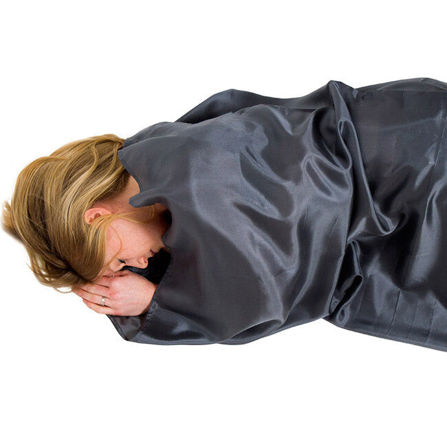 Lifeventure Silk Sleeping Bag Liner inserție din mătase pentru sac de dormit, gri
