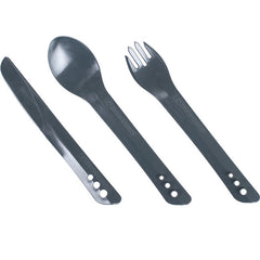 Lifeventure Ellipse set tacâmuri din plastic, grafit