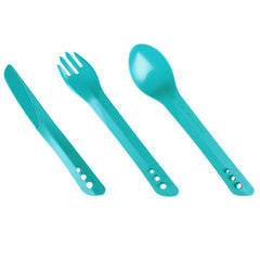 Lifeventure Ellipse set tacâmuri din plastic, teal