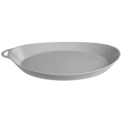 Lifeventure Ellipse Plate farfurie din plastic, gri deschis