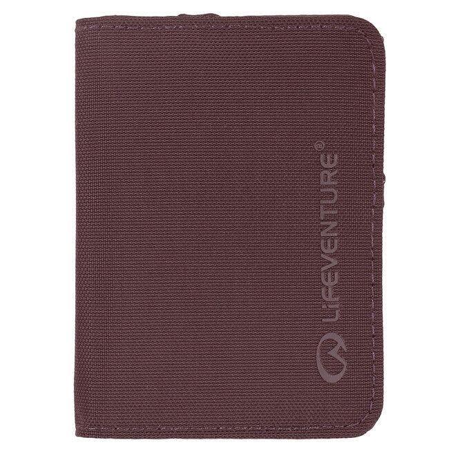 Lifeventure husă pentru card de credit cu protecție RFiD, plum