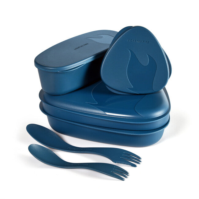 LIGHT MY FIRE LunchKit 2.0 set de masă, albastru