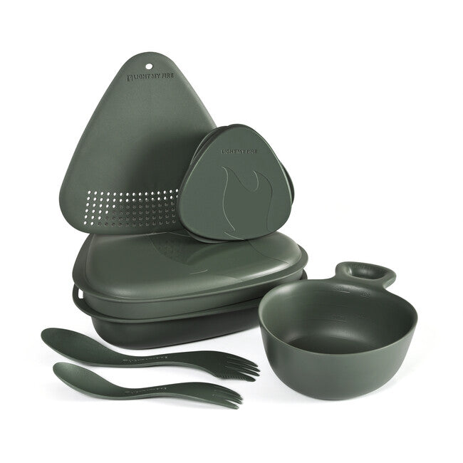 LIGHT MY FIRE MealKit 2.0 set de prânz Outdoor, verde