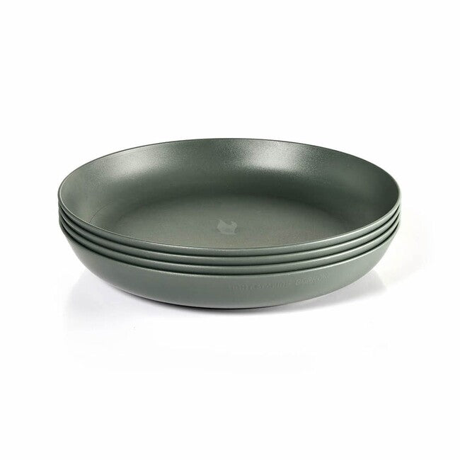 LIGHT MY FIRE RamenPlate set farfurii BIO din plastic 4buc, verde