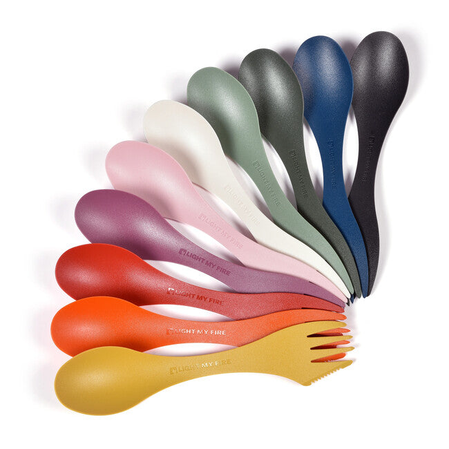 LIGHT MY FIRE Spork original set linguri multifuncționale 10buc, colorate