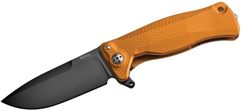 Lionsteel SR11A briceag confortabil cu cadru din titan masiv OB