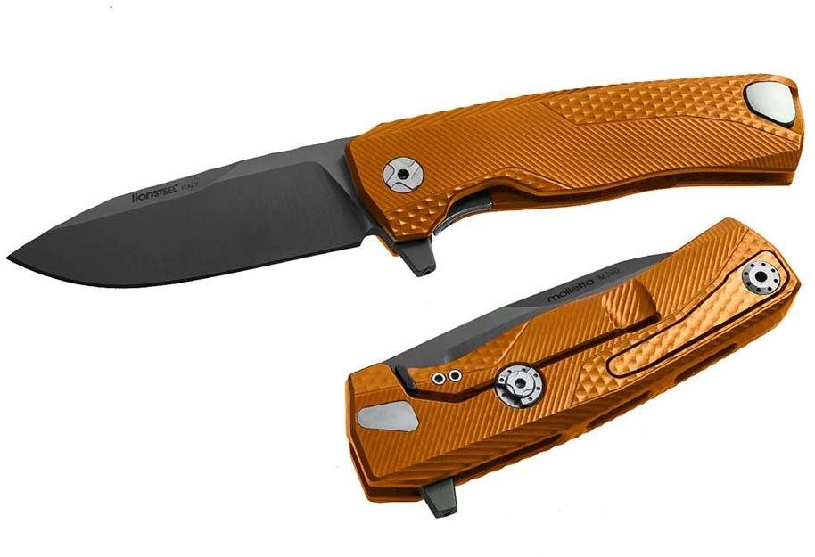 Lionsteel ROK A OB briceag de lux cu mâner din aluminiu masiv