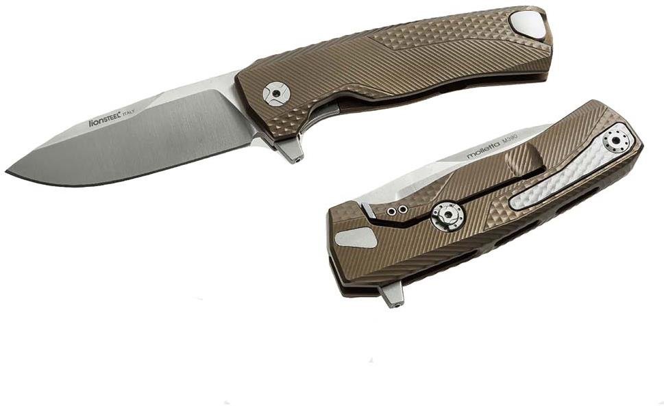Lionsteel ROK B briceag de lux cu mâner din titan masiv