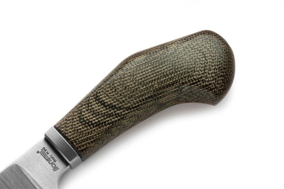 Lionsteel WILLY WL1 cuțit cu lamă fixă cu mâner din micartă CVG