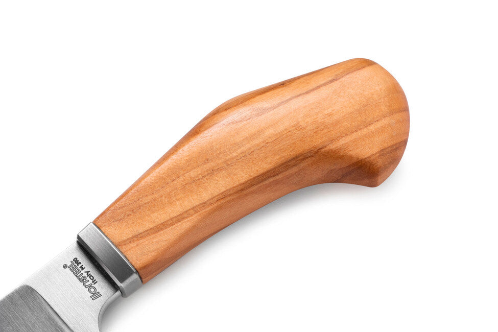 Lionsteel WILLY WL1 UL cuțit cu lamă fixă cu mâner din lemn de măslin