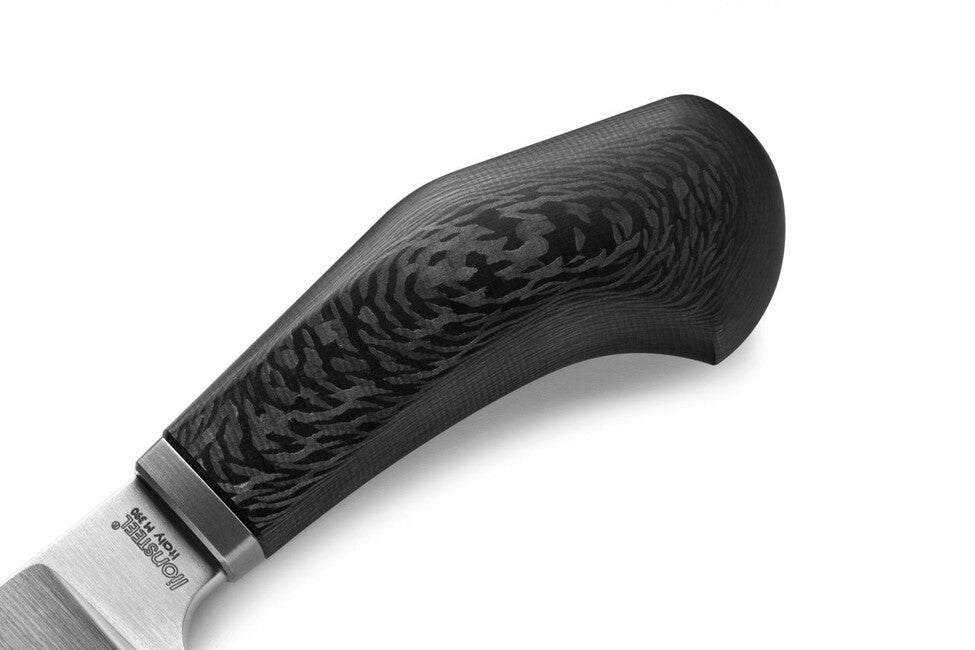 Lionsteel WILLY WL1 cuțit cu lamă fixă cu mâner din fibră de carbon CF