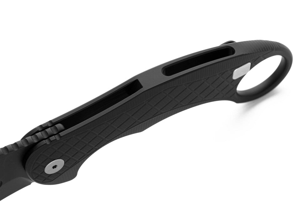 Lionsteel L.E. ONE 1 A BB cuțit tip KARAMBIT Black/Chemical Black, dezvoltat în colaborare cu Emerson Design