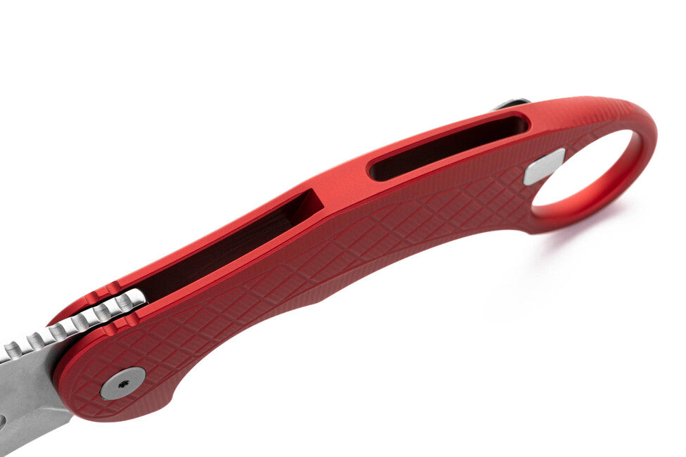 Lionsteel L.E. ONE 1 A RS briceag tip KARAMBIT Red/stone washed dezvoltat în colaborare Emerson Design