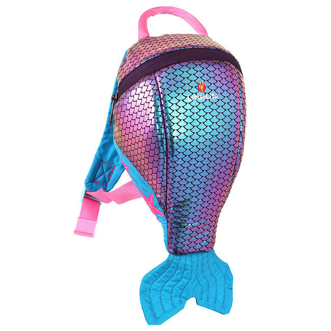 LittleLife rucsac pentru copii cu motiv sirenă, 2 l