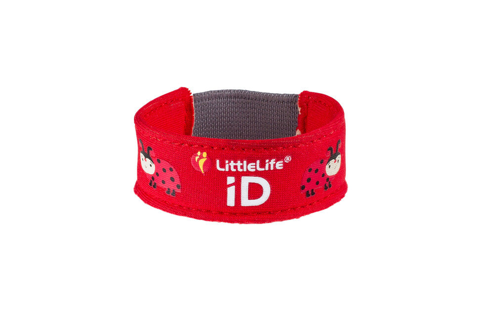 LittleLife brățară de siguranță ID pentru copii Buburuză, 8 x 2,2 cm
