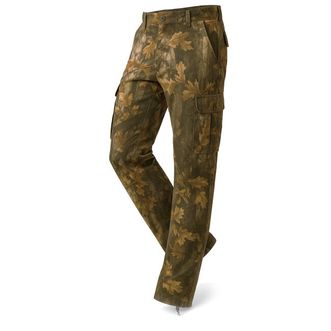 Loshan DarkForrest pantaloni căptușiți pentru bărbați model Rich real tree, închis
