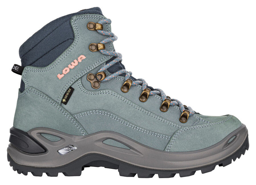 Lowa Renegade GTX Mid Ls bocanci de trekking pentru femei, Iceblue/salmon