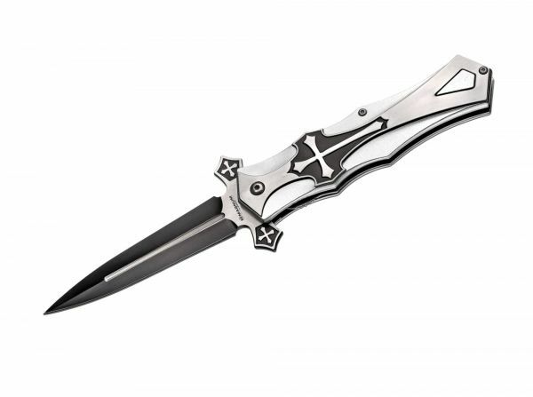 BÖKER® Magnum Crusader briceag 10 cm, negru, aluminiu