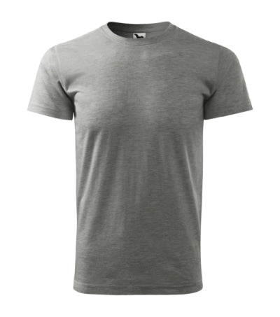 Malfini Basic tricou pentru bărbați, gri melanj închis