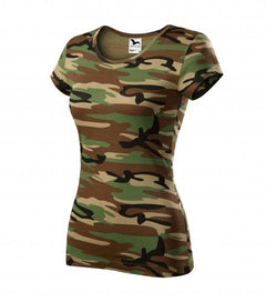 Malfini Camouflage tricou 150g/m2, maro