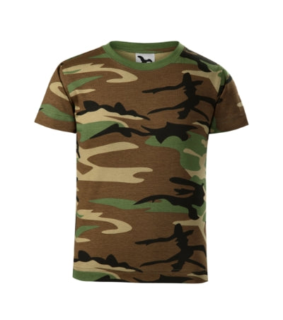 Malfini tricou scurt pentru copii, de camuflaj