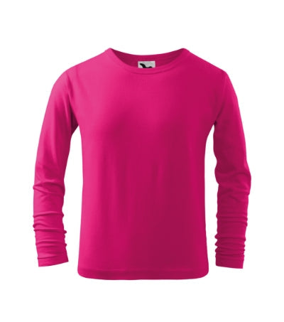 Malfini Fit-T LS tricou cu mânecă lungă pentru copii, roz