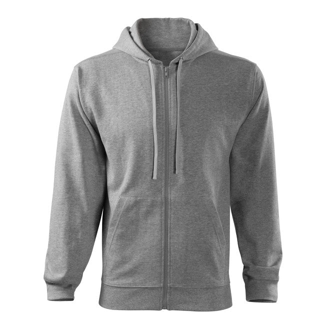 Malfini Trendy Zipper hanorac 300g/m2, gri