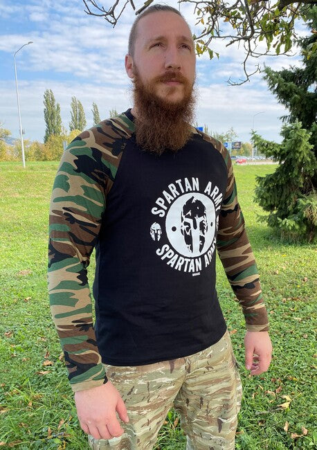 DRAGOWA Fit-T Archelaos tricou cu mânecă lungă 160 g/m², Woodland