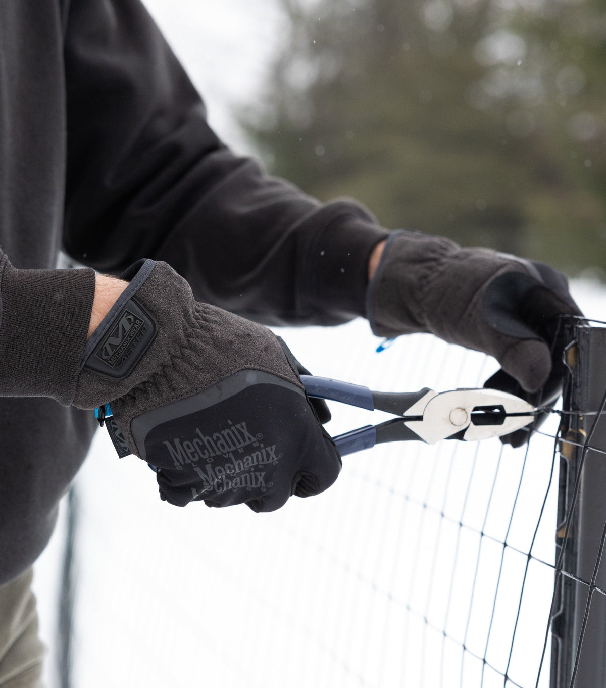 Mechanix Wear ColdWork FastFit Insulated mănuși, negre-gri