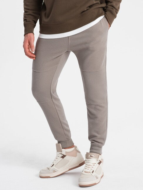 Ombre V4 pantaloni jogger pentru bărbați, gri