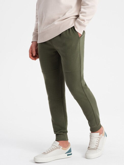 Ombre V3 pantaloni jogger pentru bărbați, oliv
