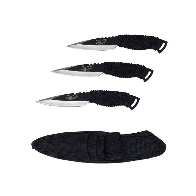 Haller Skorpion 3 cuțit cu lamă fixă set 3 piese