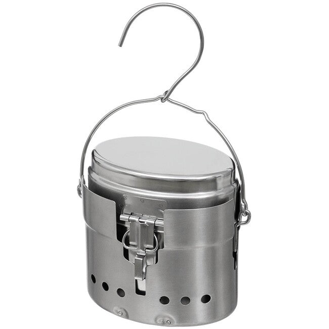 MFH SE Mess Kit 3 piese, M40, din oțel inoxidabil