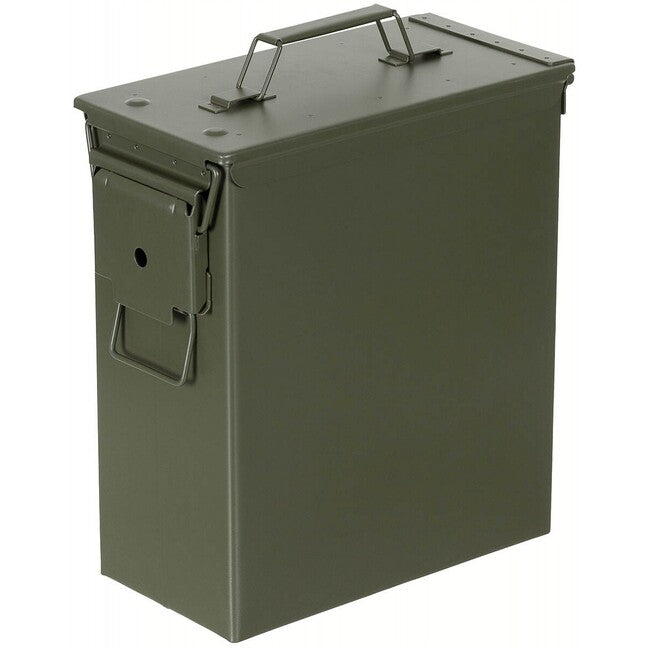 MFH cutie de muniție americană din metal, OD green, cal. 50, mare, PA 60
