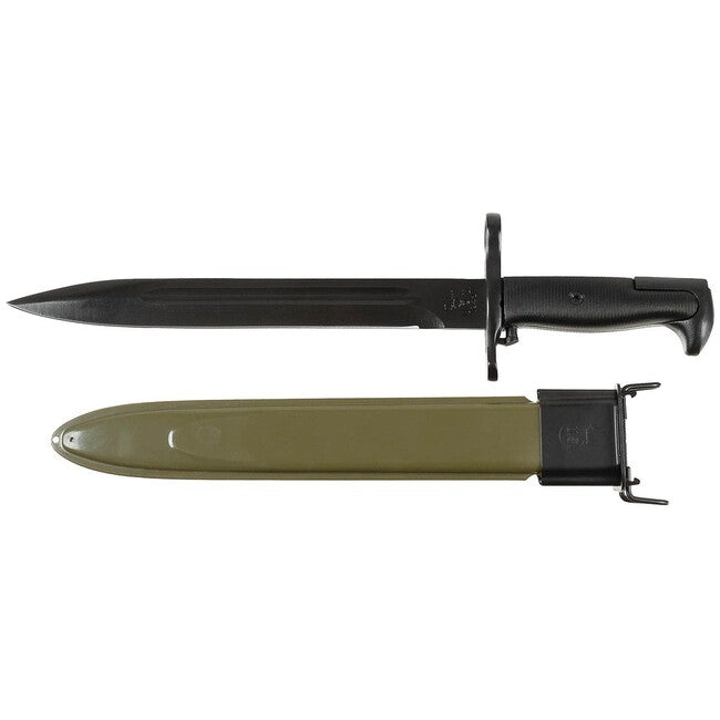 MFH M1 baionetă americană mâner din plastic, toc, negru