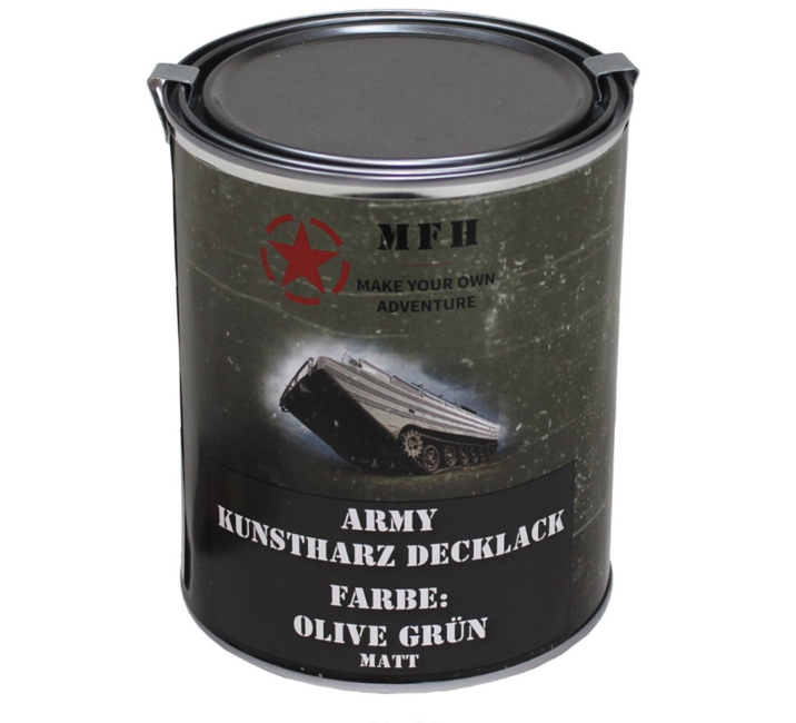MFH army sticlă din plastic culoare, oliv drab mat, 1 litru